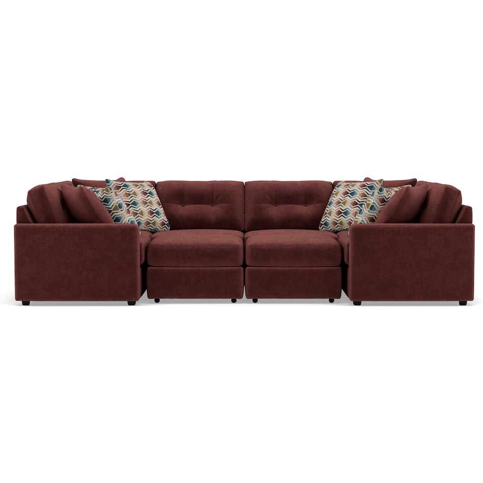 rchd red sta fab sectional pieces pkg  