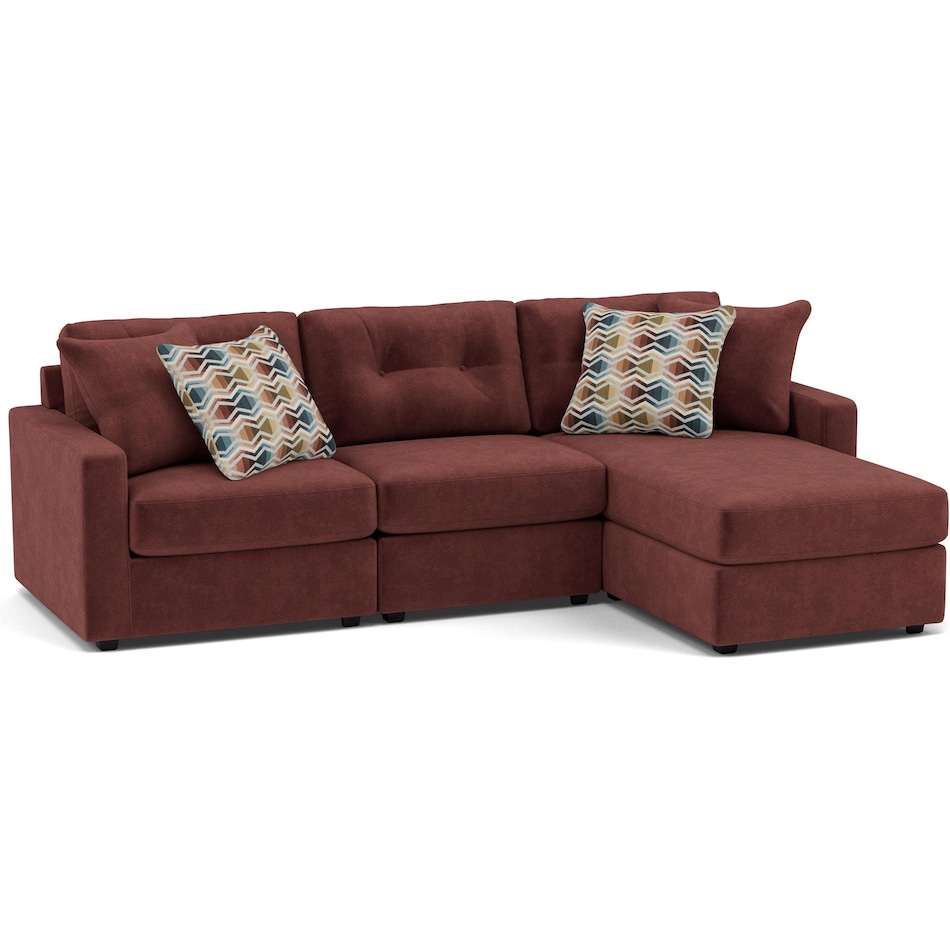 rchd red sta fab sectional pieces pkg  