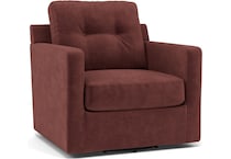 rchd red swivel chair   