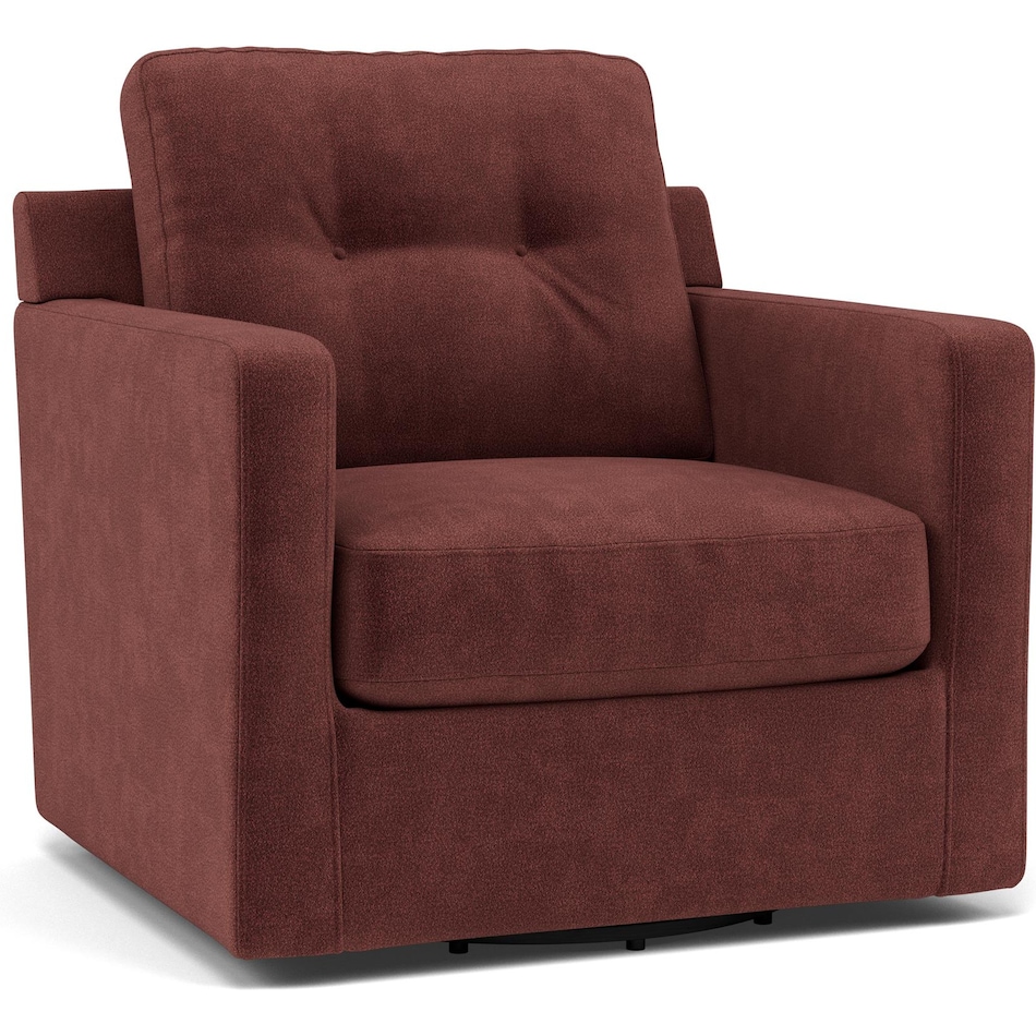 rchd red swivel chair   