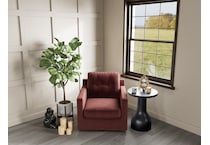 rchd red swivel chair   