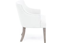 riverside furniture almond frost   polyester inch standard height arm chair   
