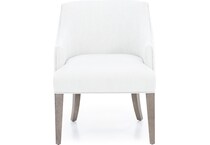 riverside furniture almond frost   polyester inch standard height arm chair   