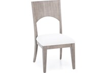 riverside furniture brown inch standard seat height side chair   