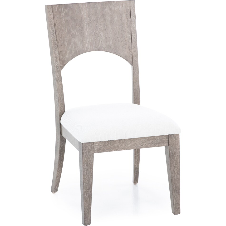 riverside furniture brown inch standard seat height side chair   