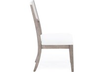 riverside furniture brown inch standard seat height side chair   