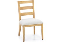 riverside furniture brown inch standard seat height side chair   