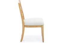 riverside furniture brown inch standard seat height side chair   