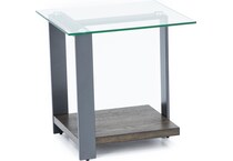 riverside furniture brown end table crt  