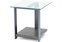 riverside furniture brown end table crt  