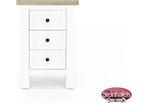 riverside furniture grey chairside table  image cora  