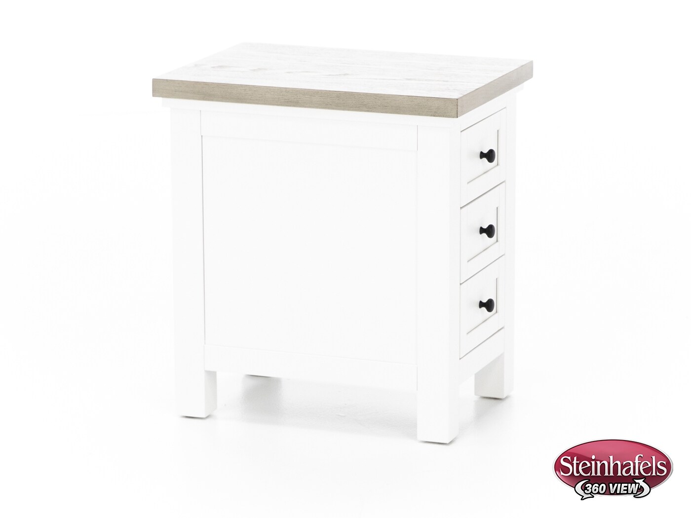 riverside furniture grey chairside table  image cora  