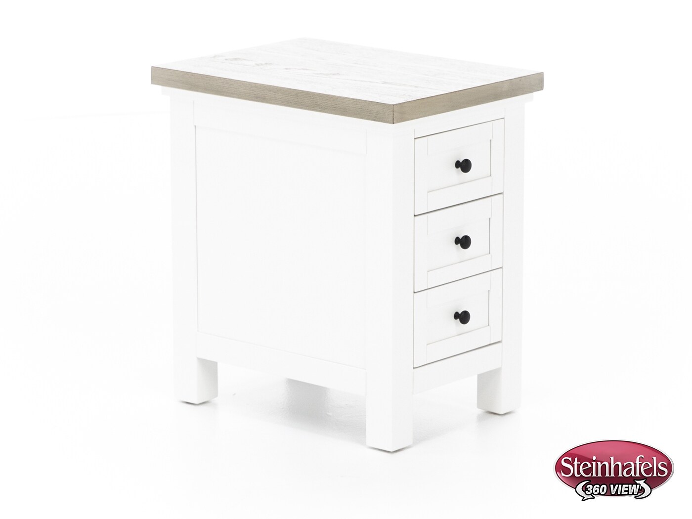 riverside furniture grey chairside table  image cora  