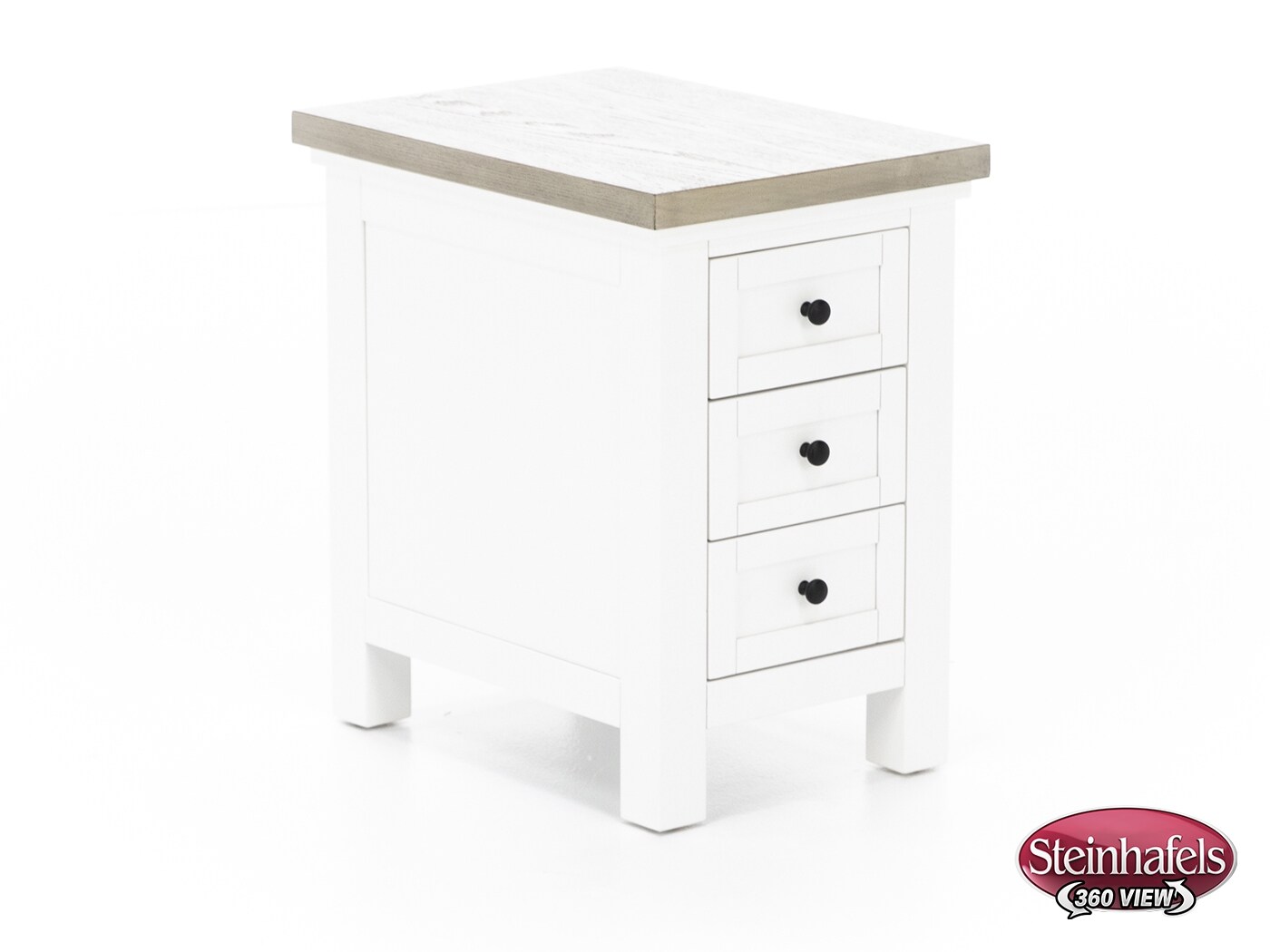 riverside furniture grey chairside table  image cora  