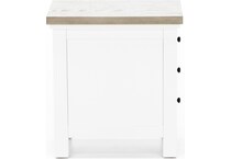 riverside furniture grey chairside table cora  