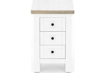 riverside furniture grey chairside table cora  