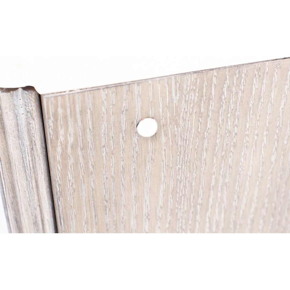 rivr almond frost buffet server sideboard   