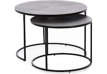 rivr antique charcoal cocktail table dec  