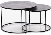 rivr antique charcoal cocktail table dec  