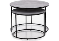 rivr antique charcoal cocktail table dec  