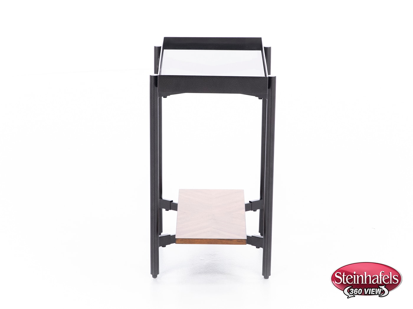 rivr black chairside table  image lnnox  