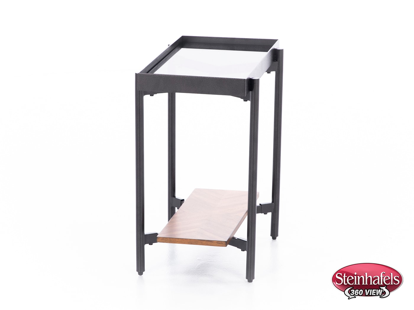 rivr black chairside table  image lnnox  