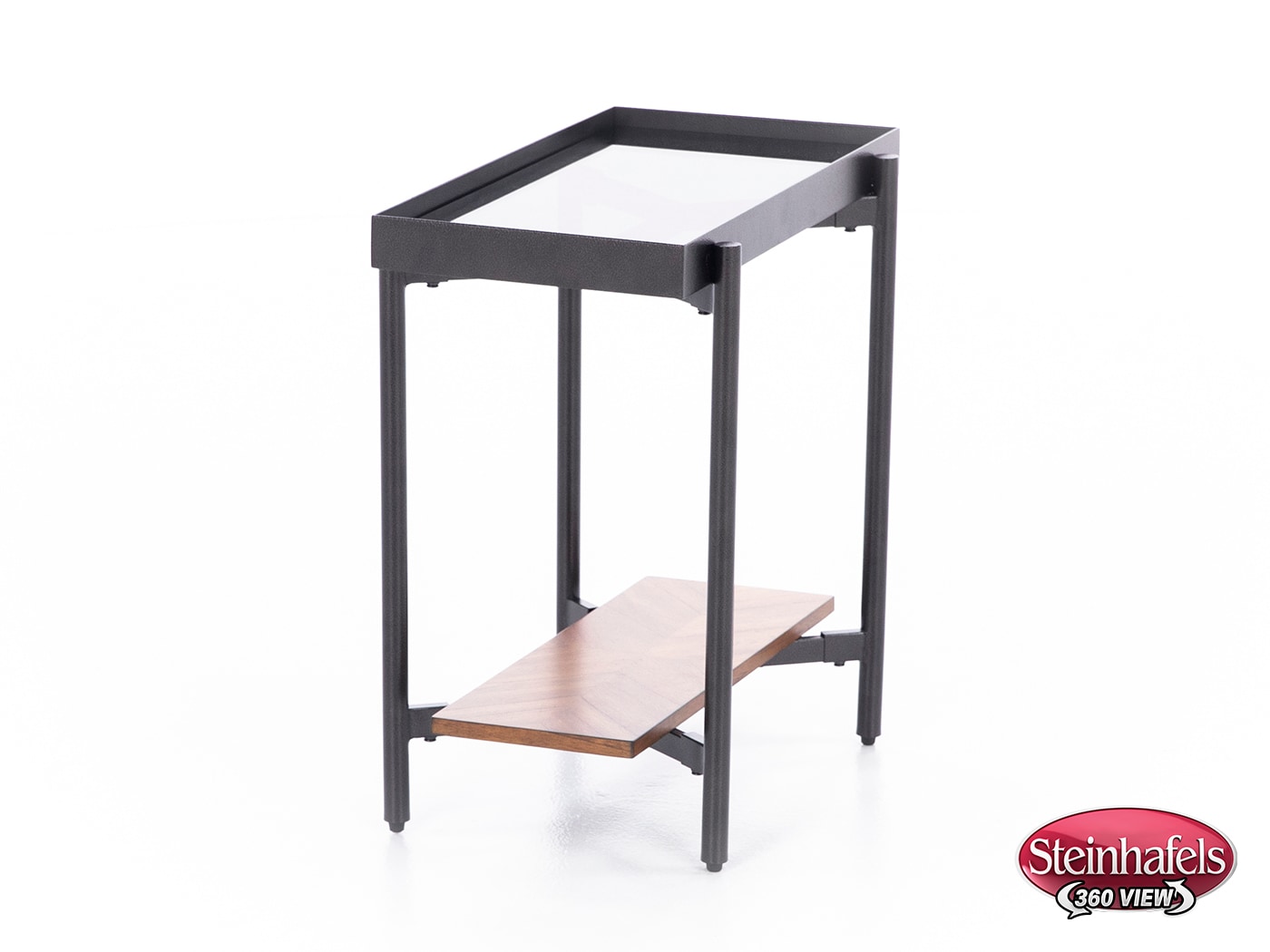 rivr black chairside table  image lnnox  