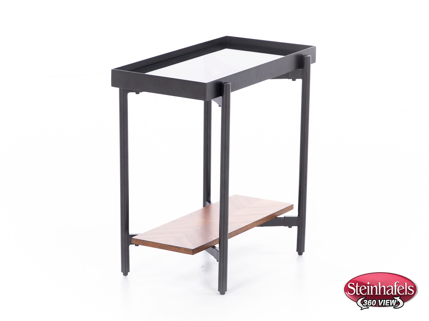 rivr black chairside table  image lnnox  