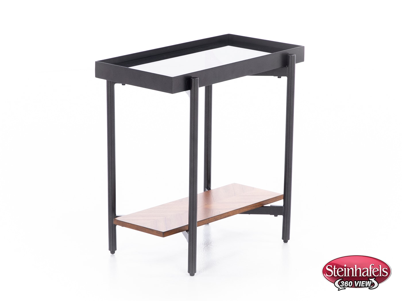 rivr black chairside table  image lnnox  