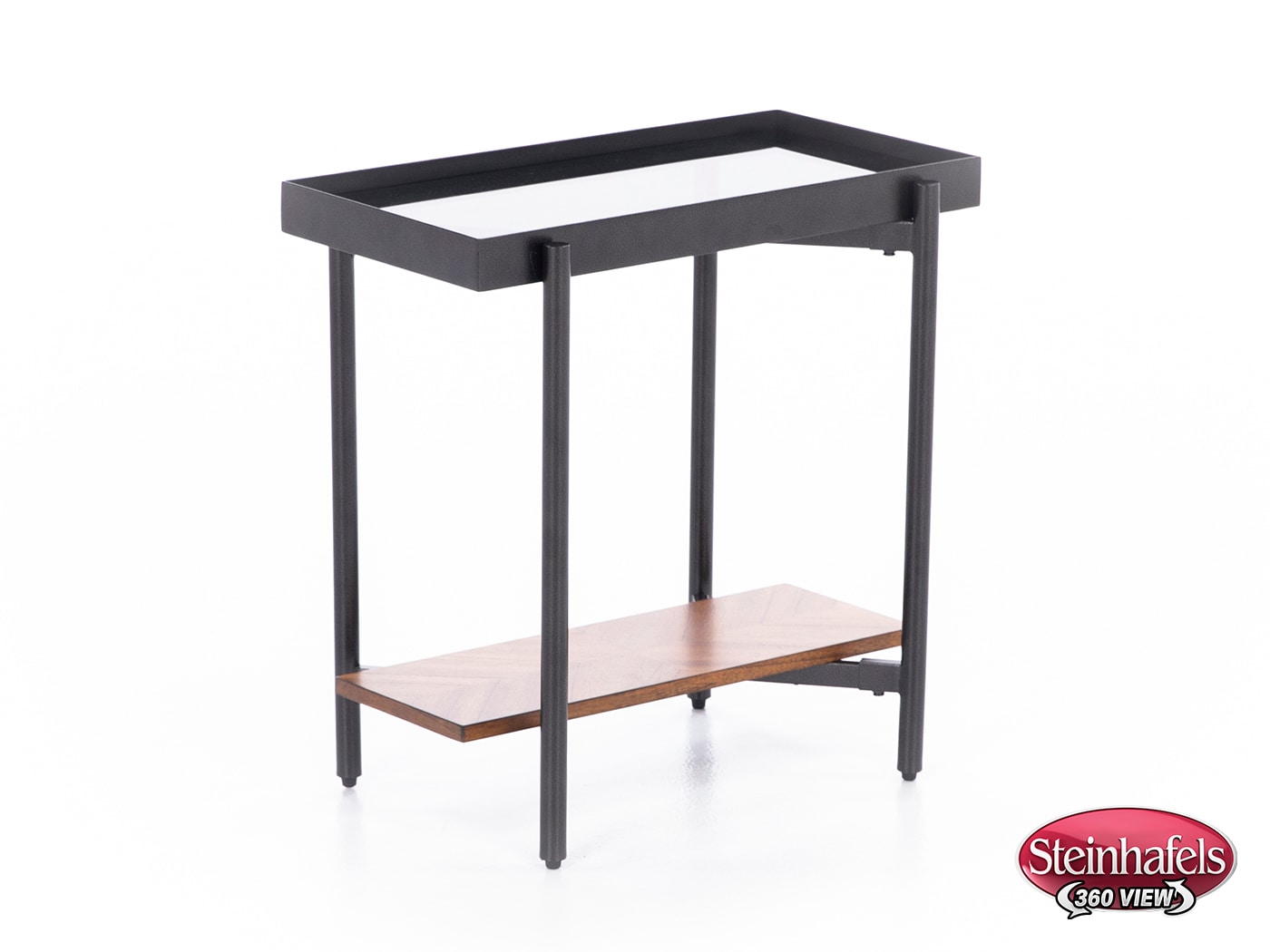 rivr black chairside table  image lnnox  