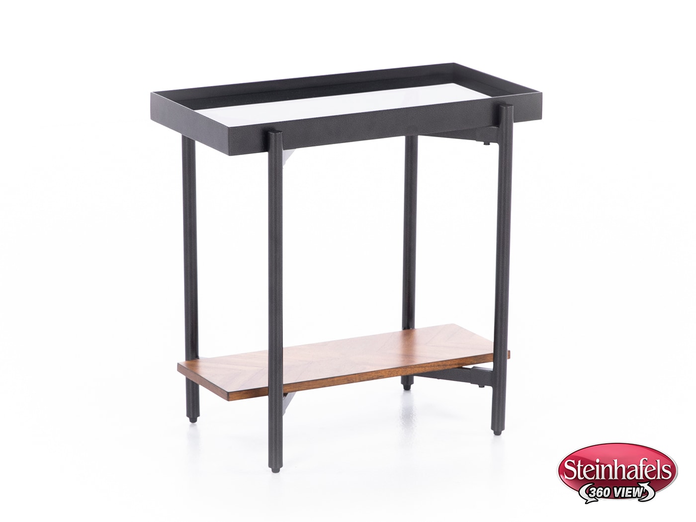 rivr black chairside table  image lnnox  