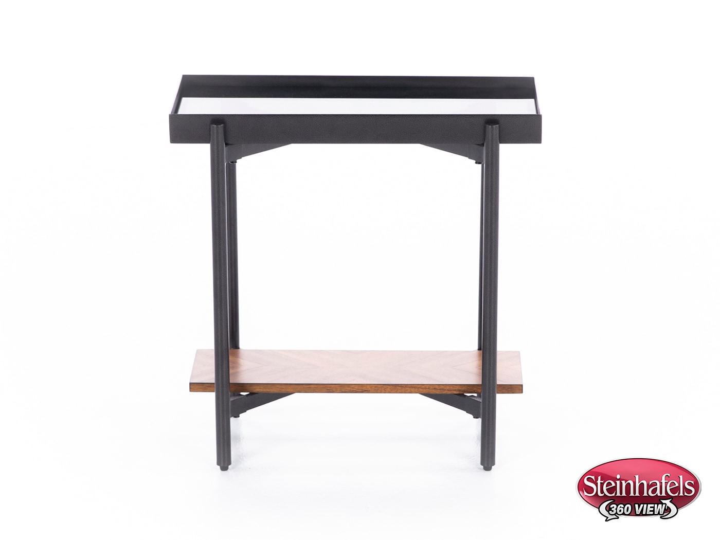 rivr black chairside table  image lnnox  