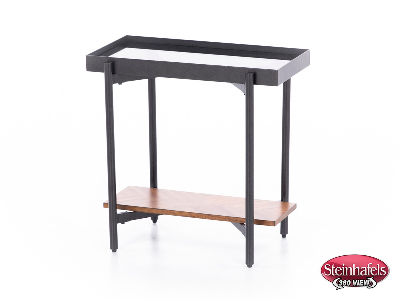 rivr black chairside table  image lnnox  