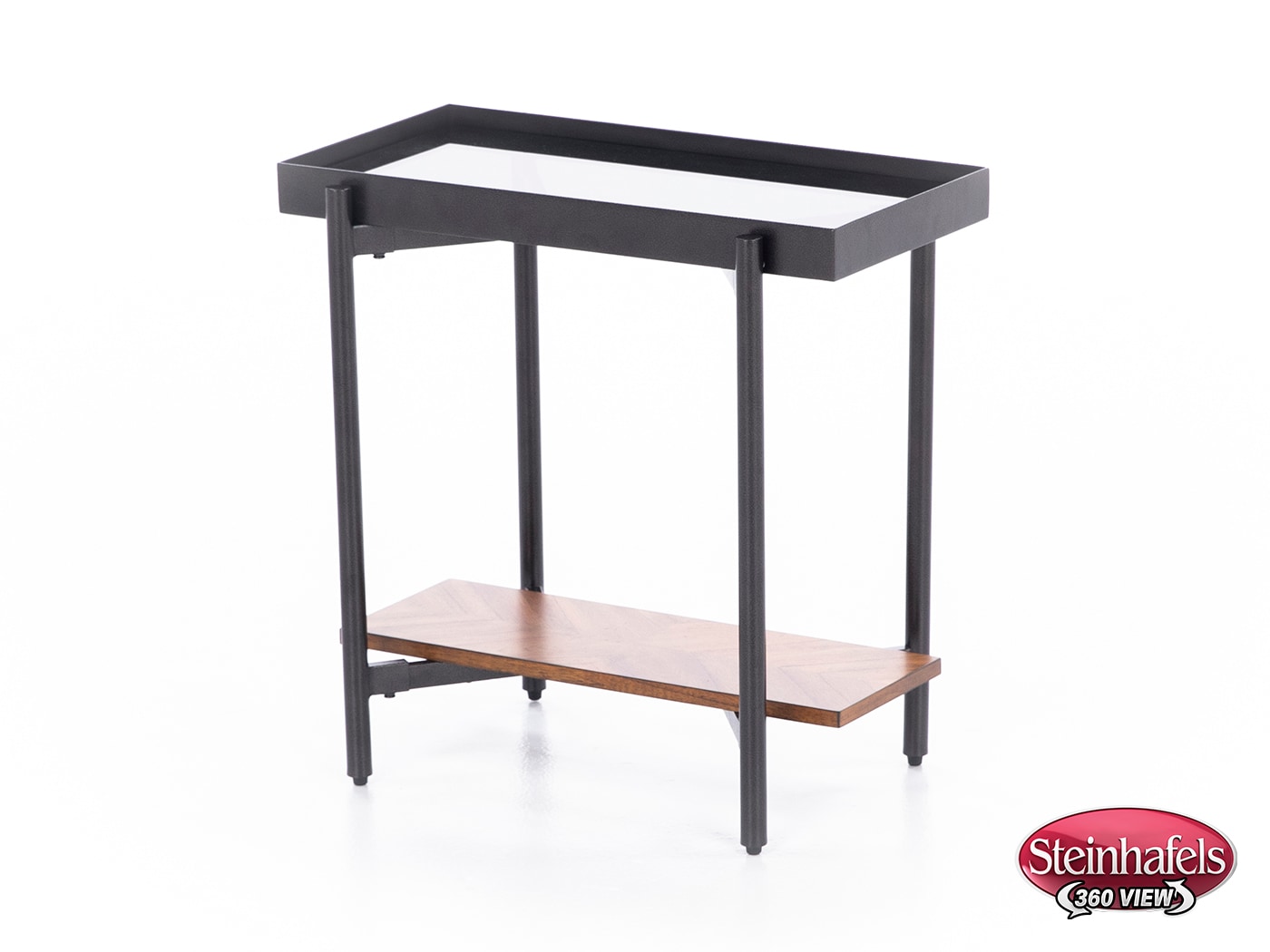 rivr black chairside table  image lnnox  