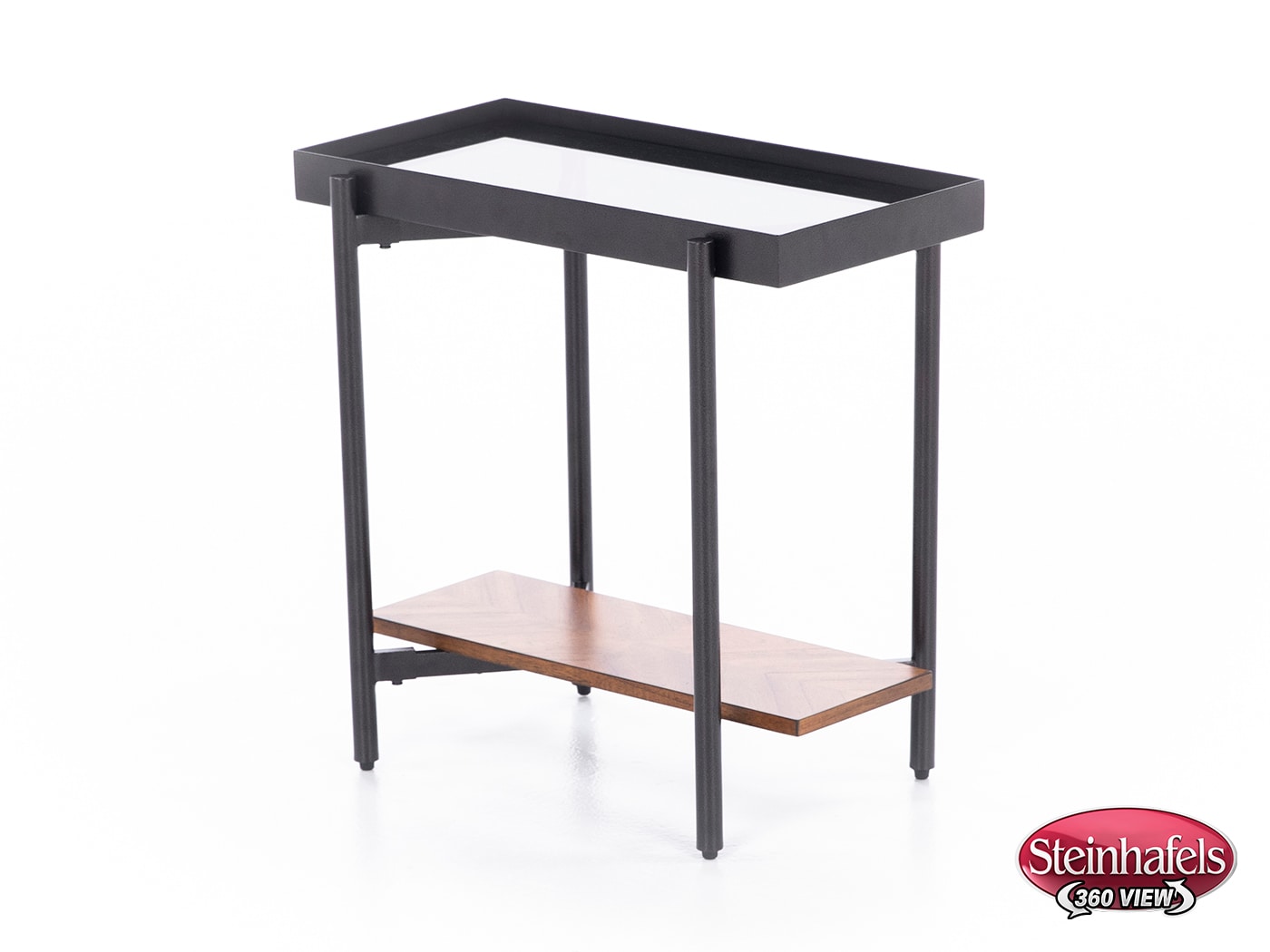 rivr black chairside table  image lnnox  