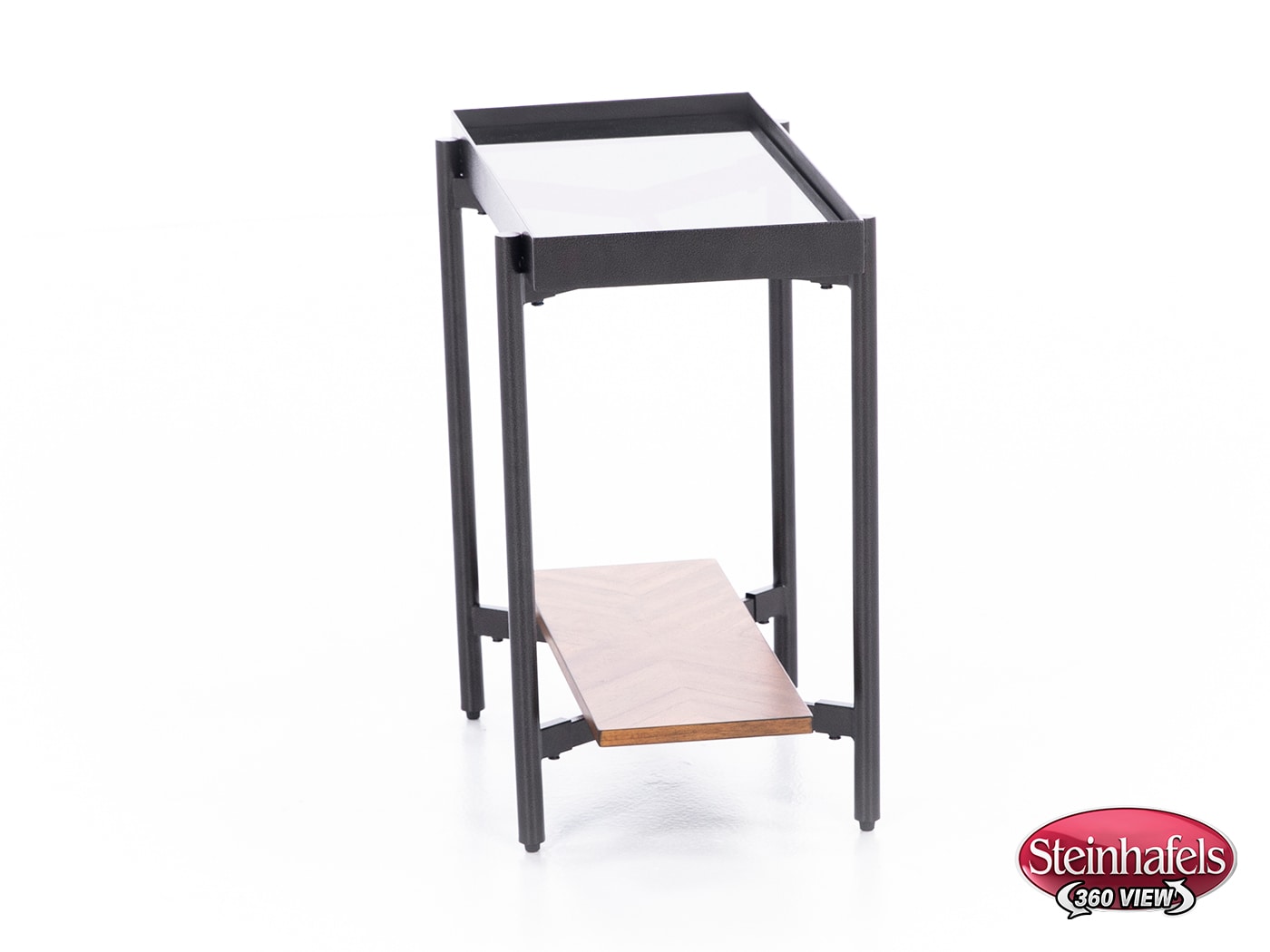 rivr black chairside table  image lnnox  