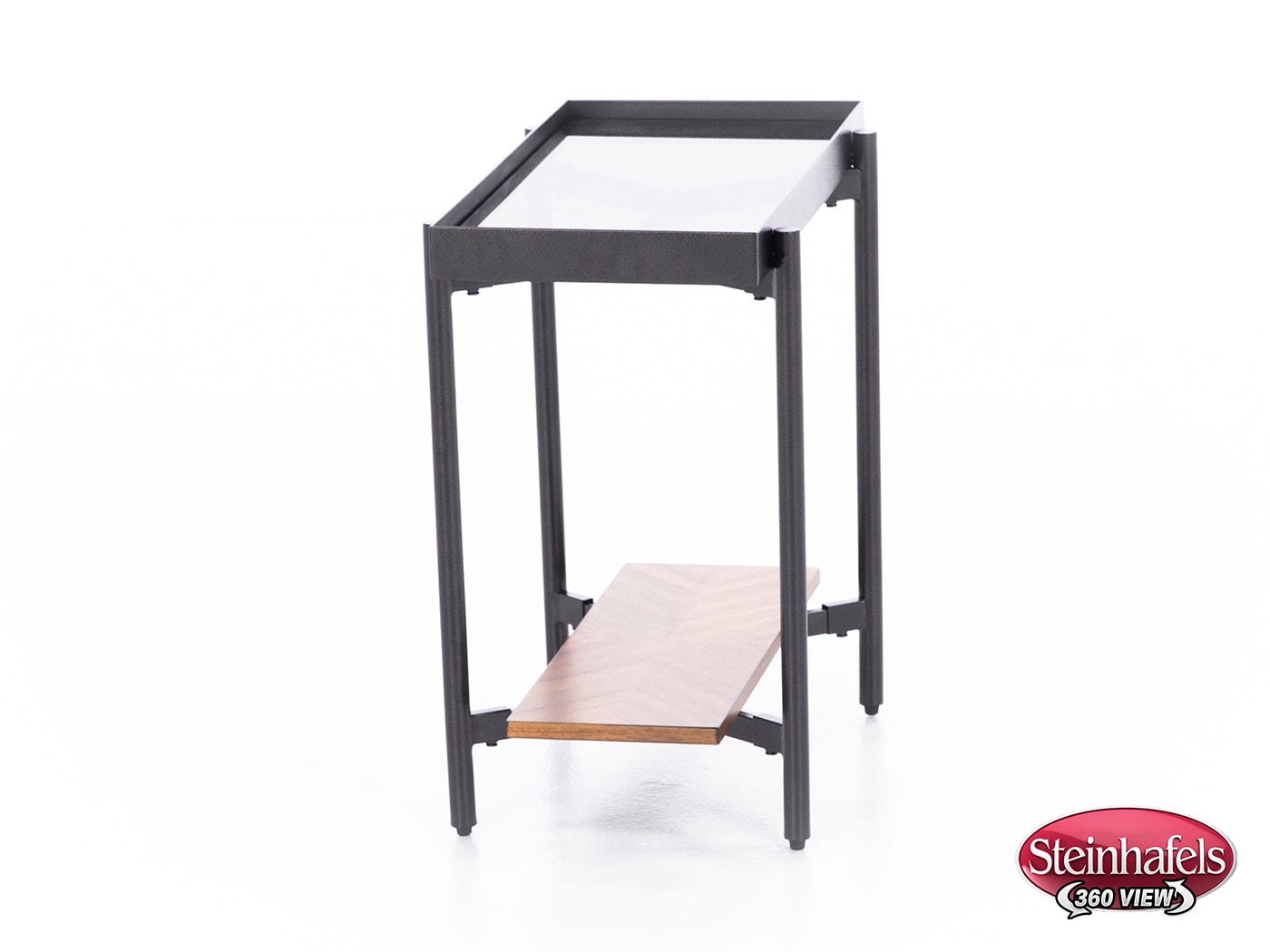 rivr black chairside table  image lnnox  