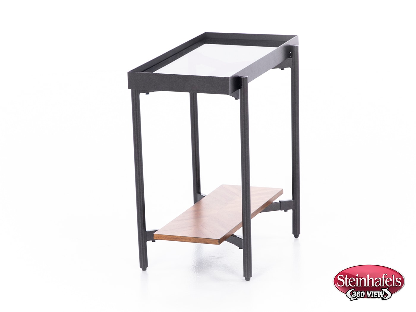 rivr black chairside table  image lnnox  