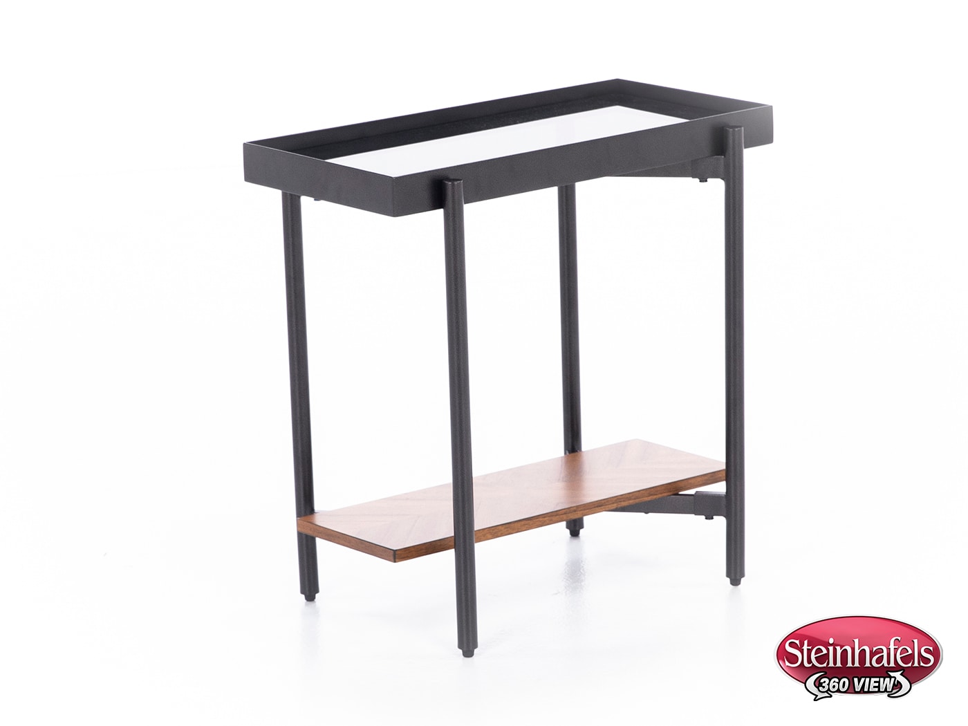 rivr black chairside table  image lnnox  