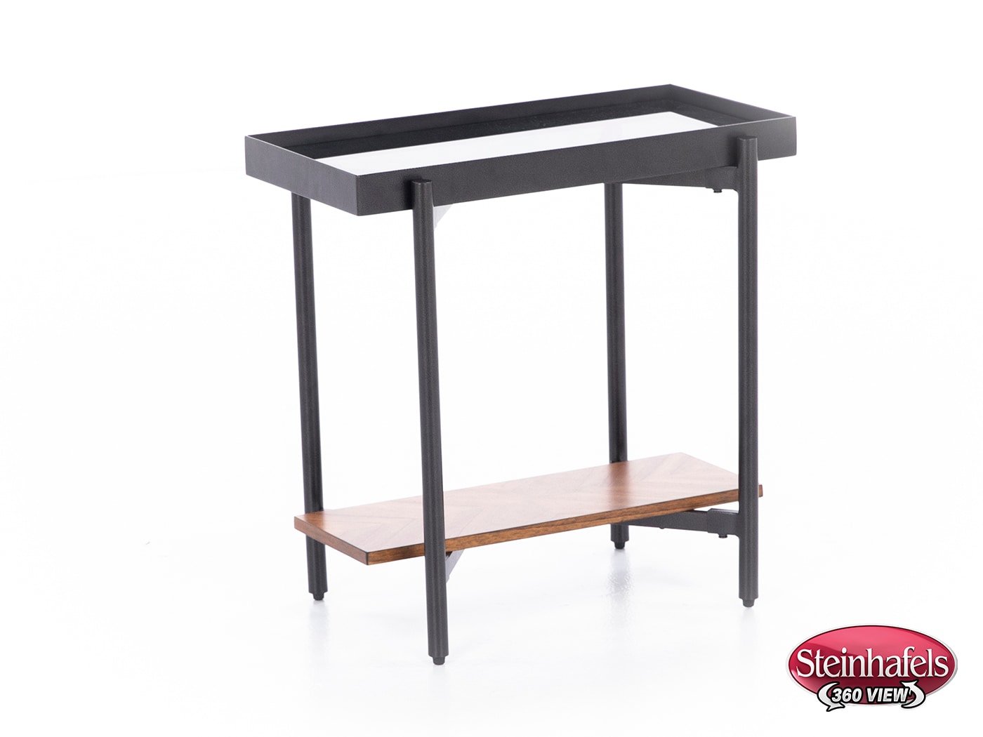 rivr black chairside table  image lnnox  