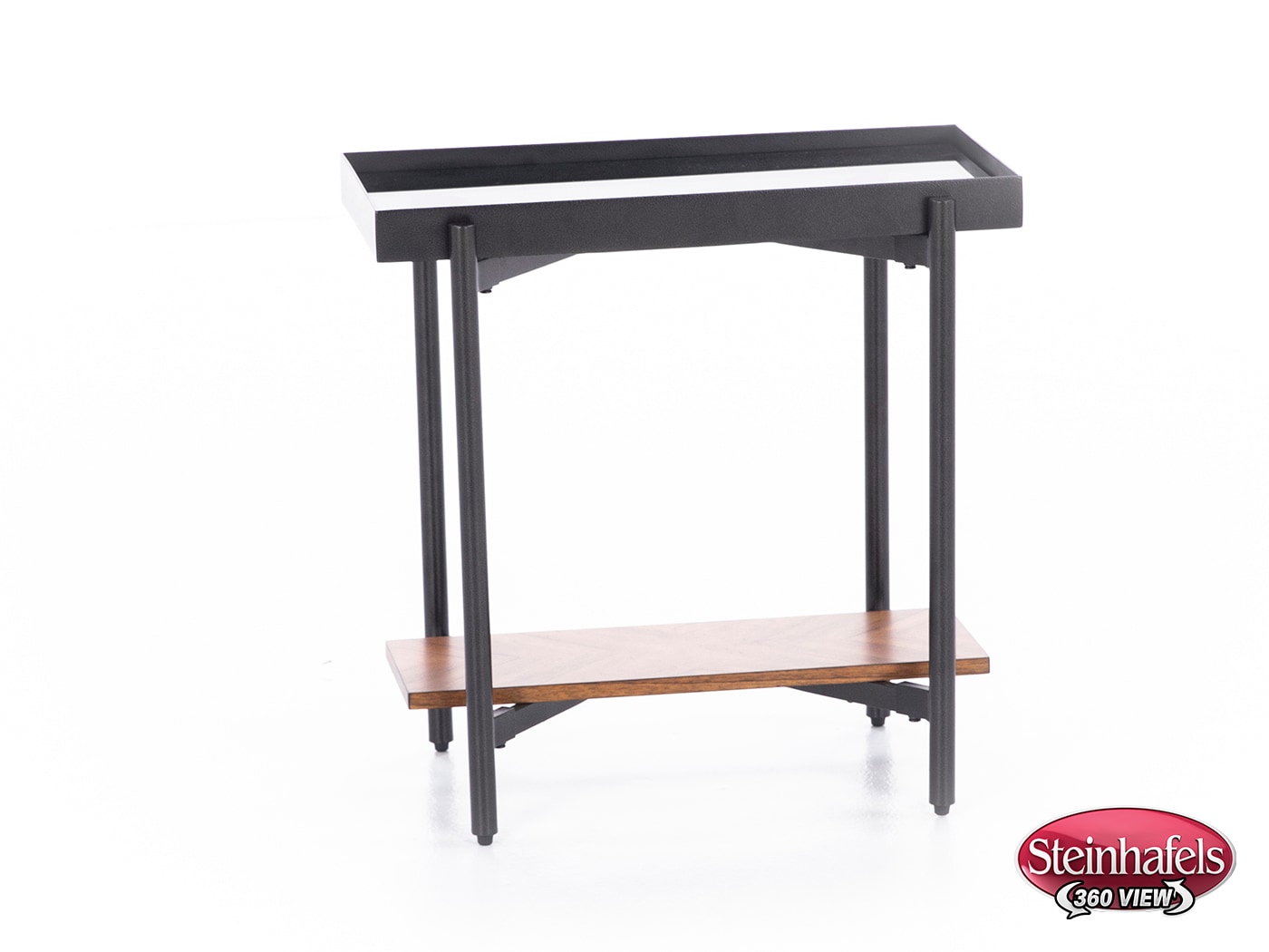 rivr black chairside table  image lnnox  