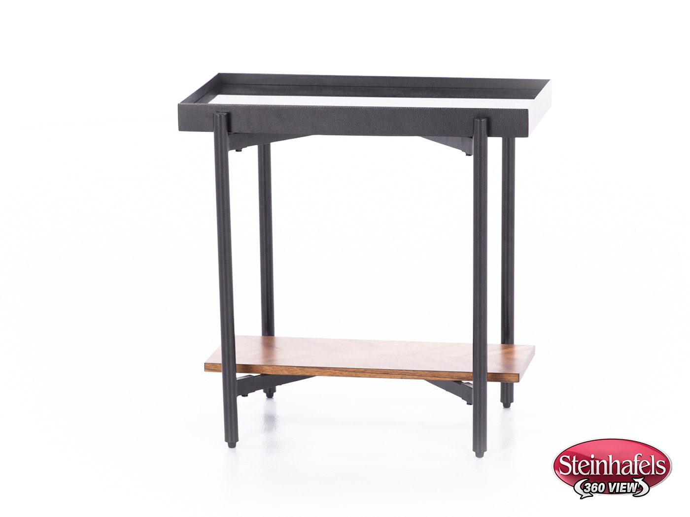 rivr black chairside table  image lnnox  