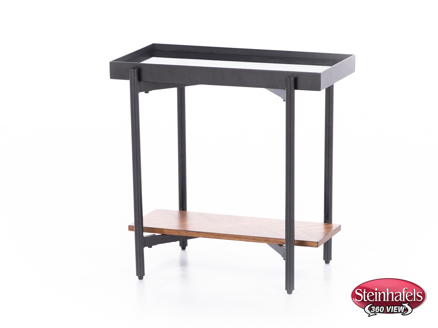 rivr black chairside table  image lnnox  