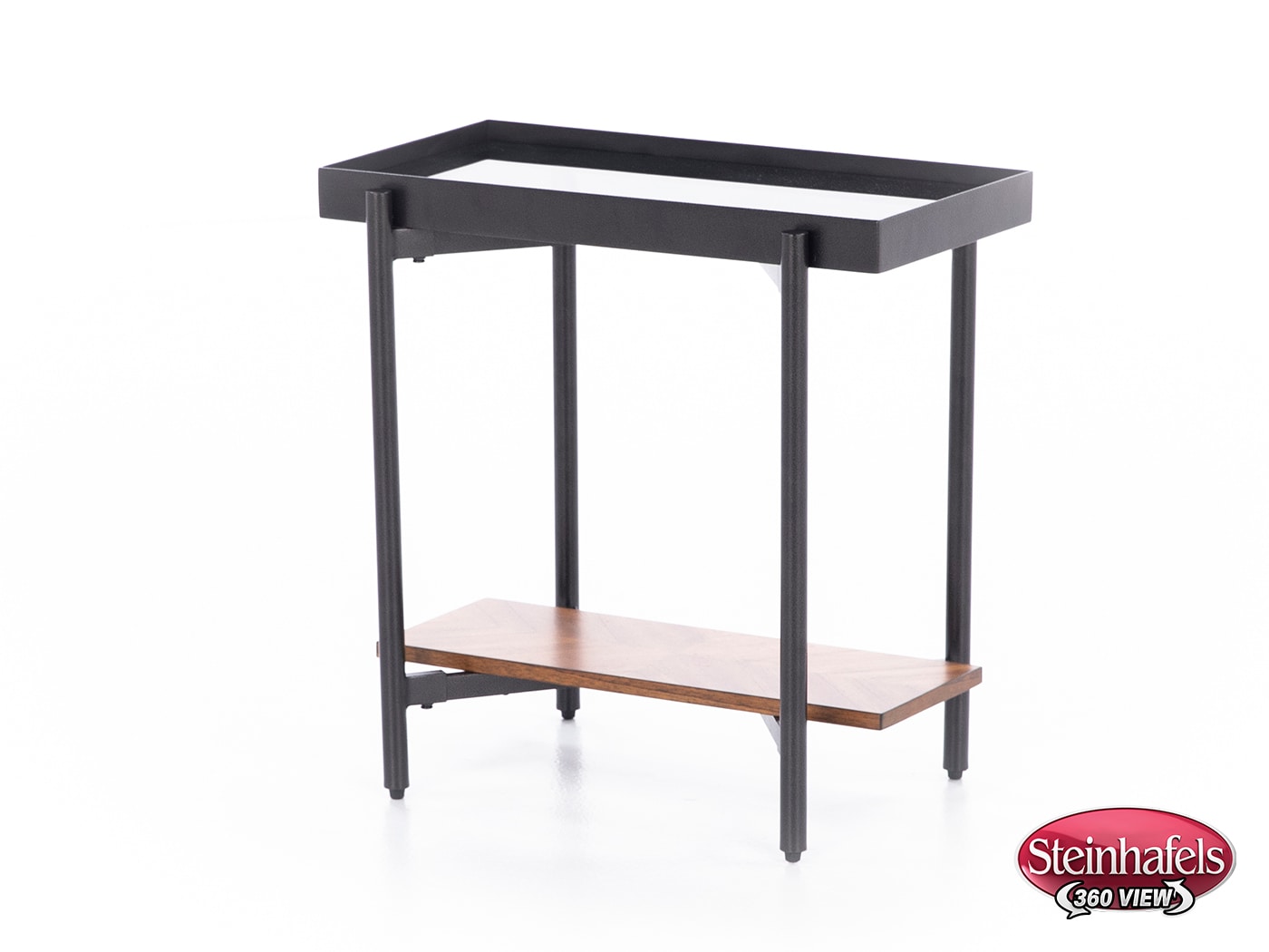 rivr black chairside table  image lnnox  