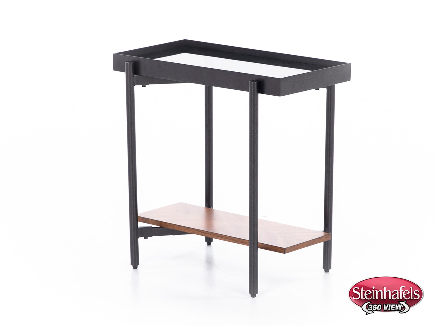 rivr black chairside table  image lnnox  