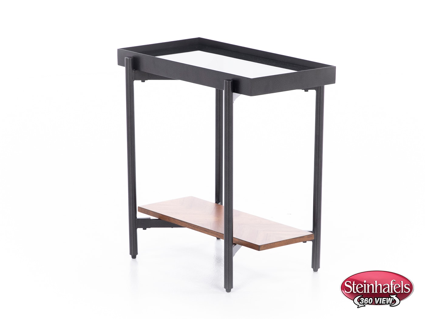 rivr black chairside table  image lnnox  