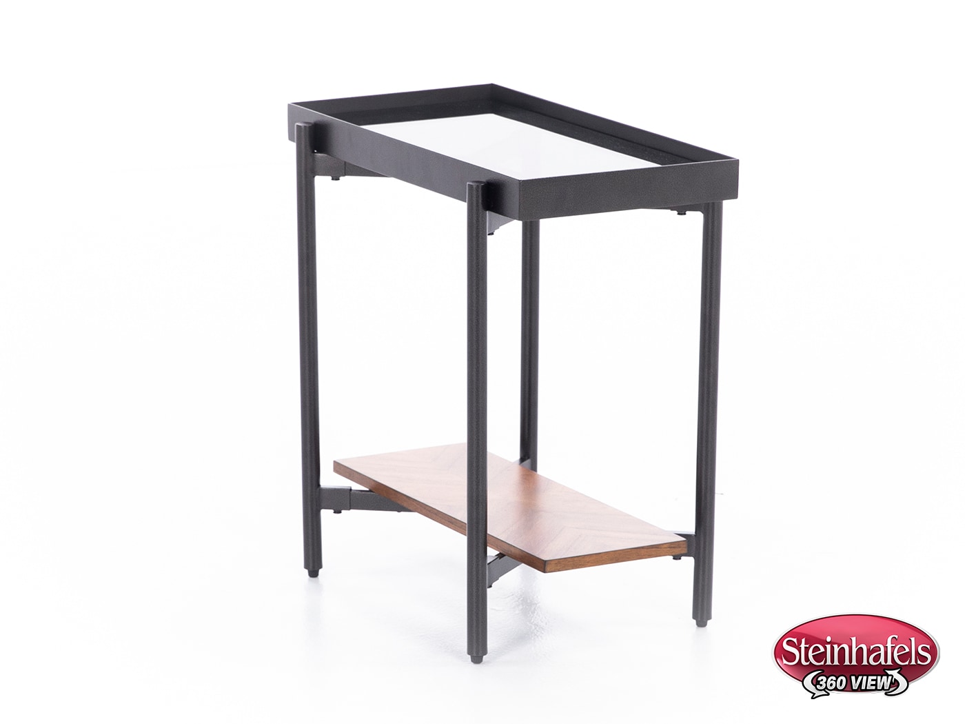 rivr black chairside table  image lnnox  