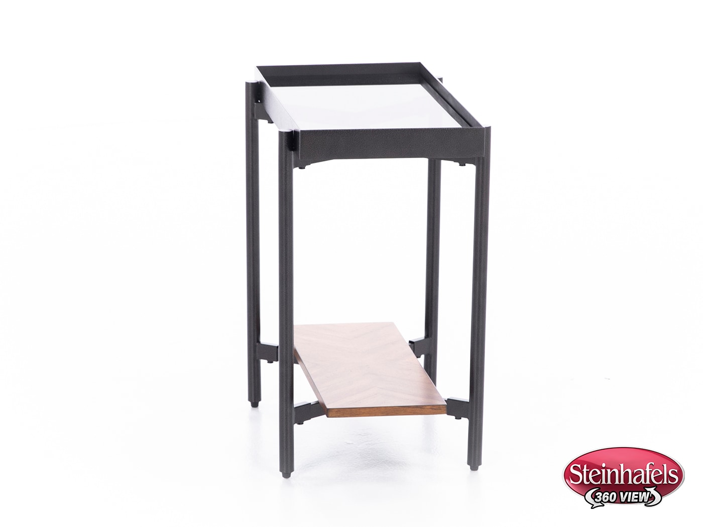 rivr black chairside table  image lnnox  