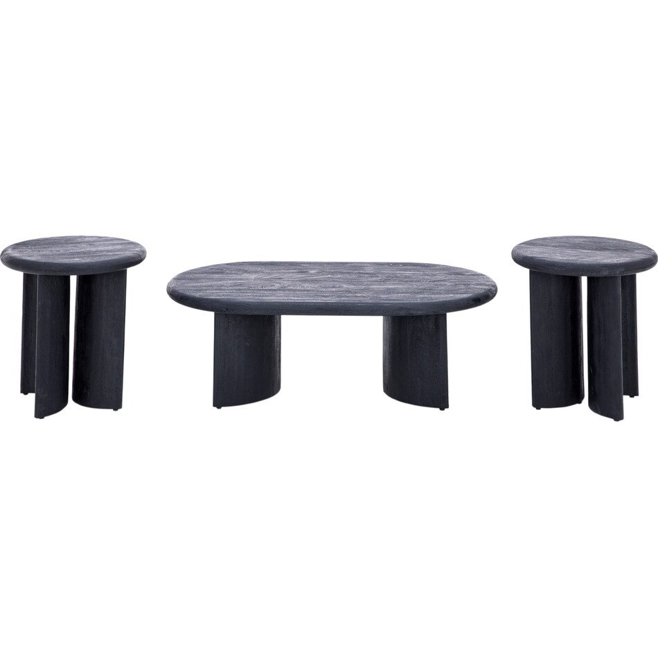 rivr black cocktail table tray  