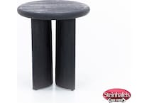 rivr black end table  image tray  